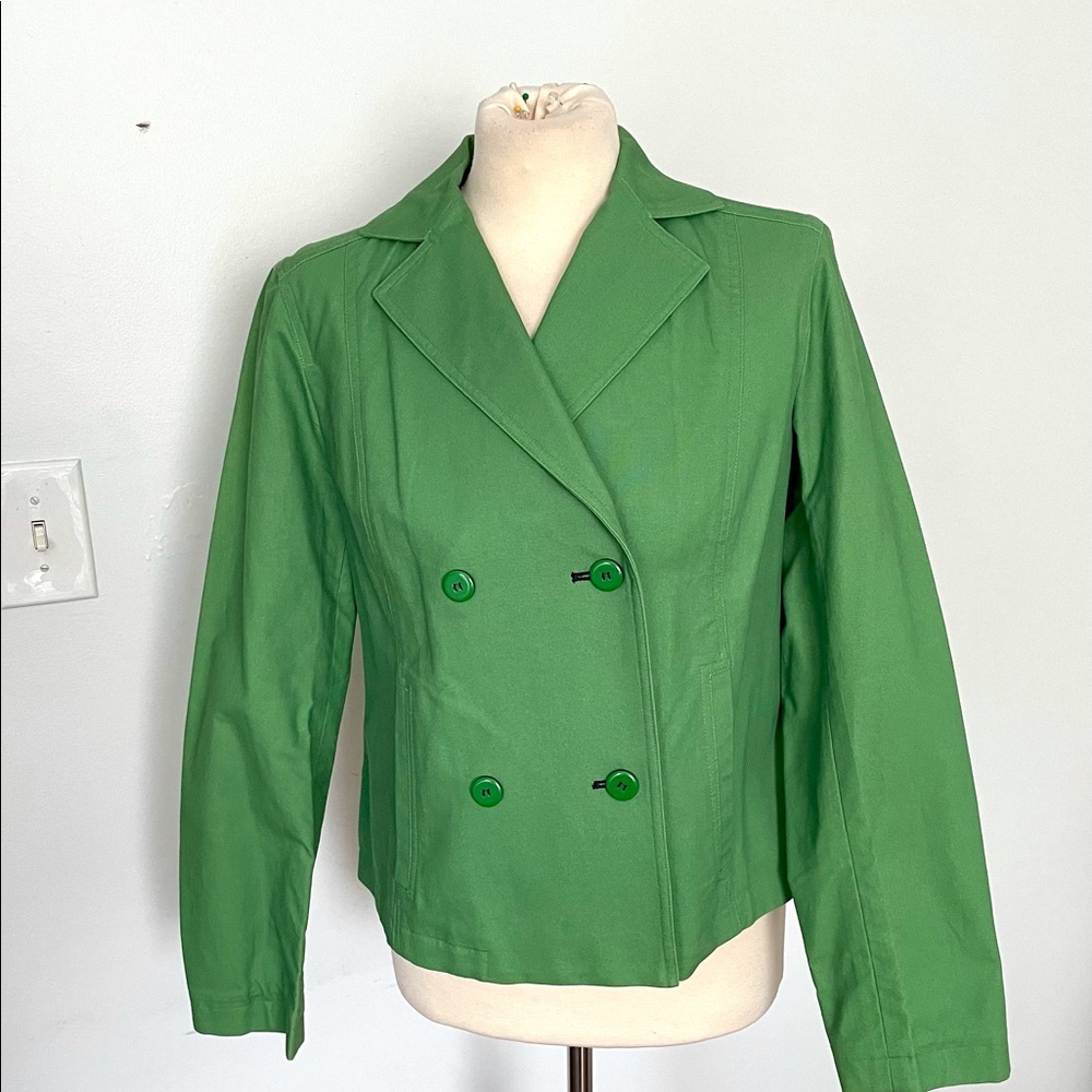 Liz Claiborne green jacket